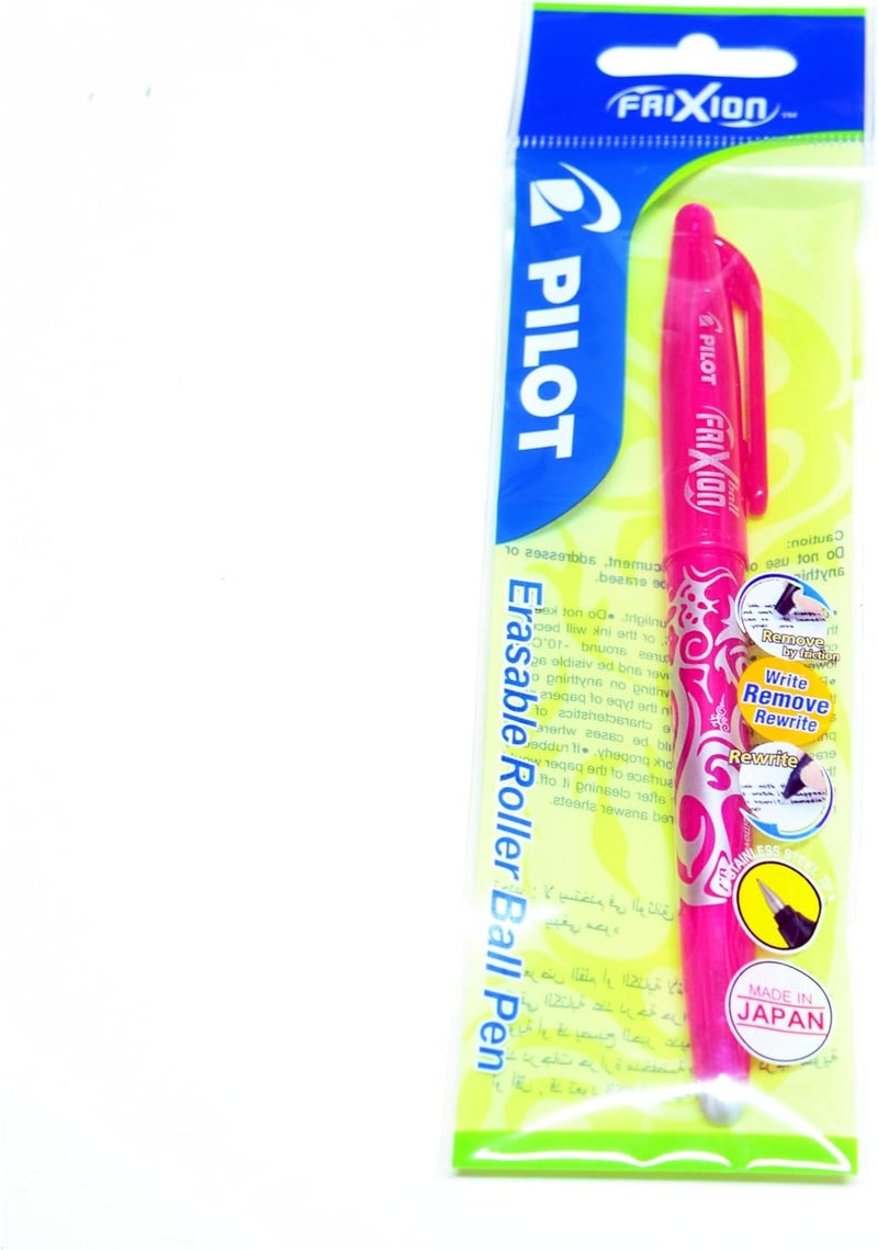 Pilot Frixion Erasable Roller Ball Pen, 0.7 mm Tip Size, Red- Pack Of 05